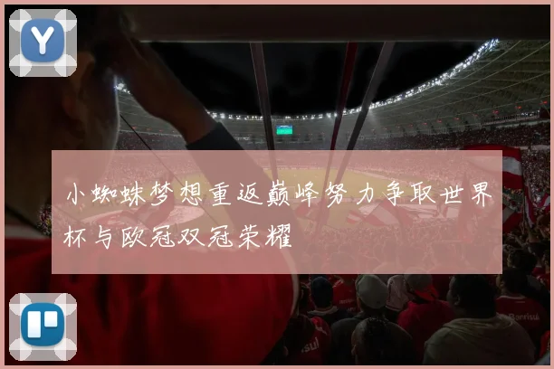 小蜘蛛梦想重返巅峰努力争取世界杯与欧冠双冠荣耀