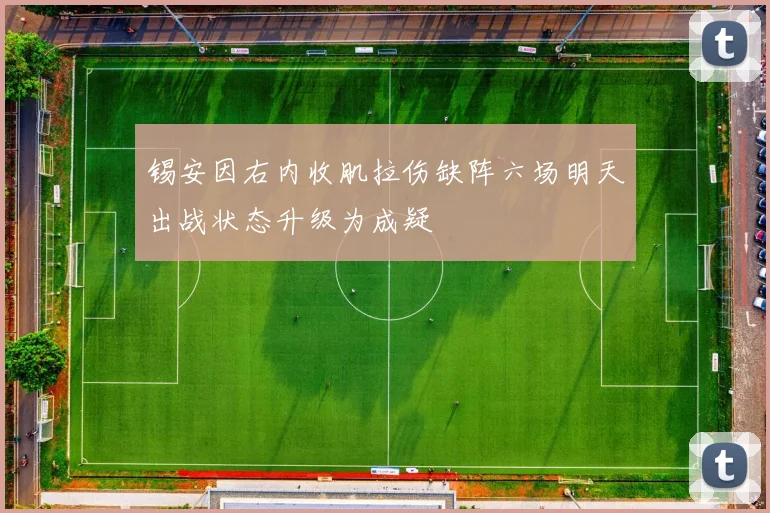 锡安因右内收肌拉伤缺阵六场明天出战状态升级为成疑